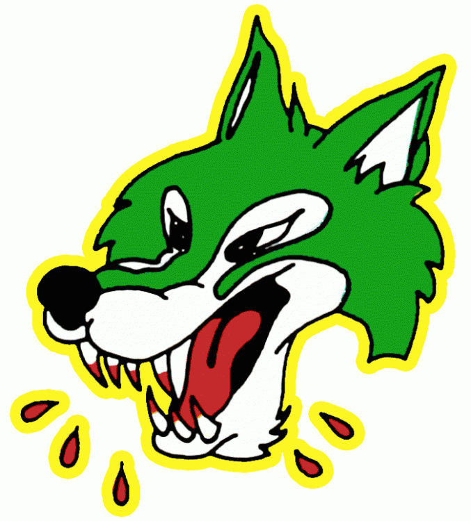 Sudbury Wolves 1981-1989 jersey logo iron on transfers for T-shirts